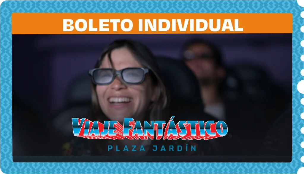 VIAJE FANTÁSTICO CINE 4D PLAZA JARDÍN